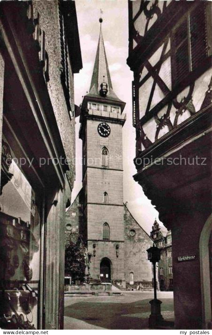 oehringen  Hohenlohe Blick zur Stiftskirche