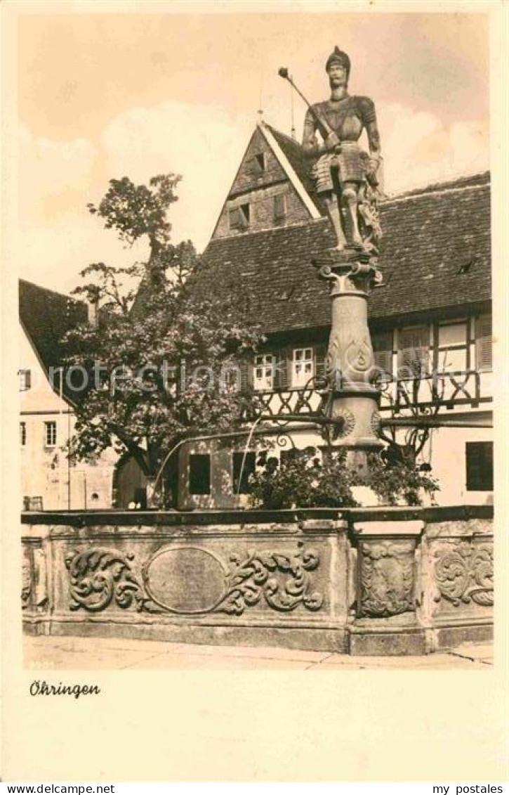 oehringen Hohenlohe Marktbrunnen