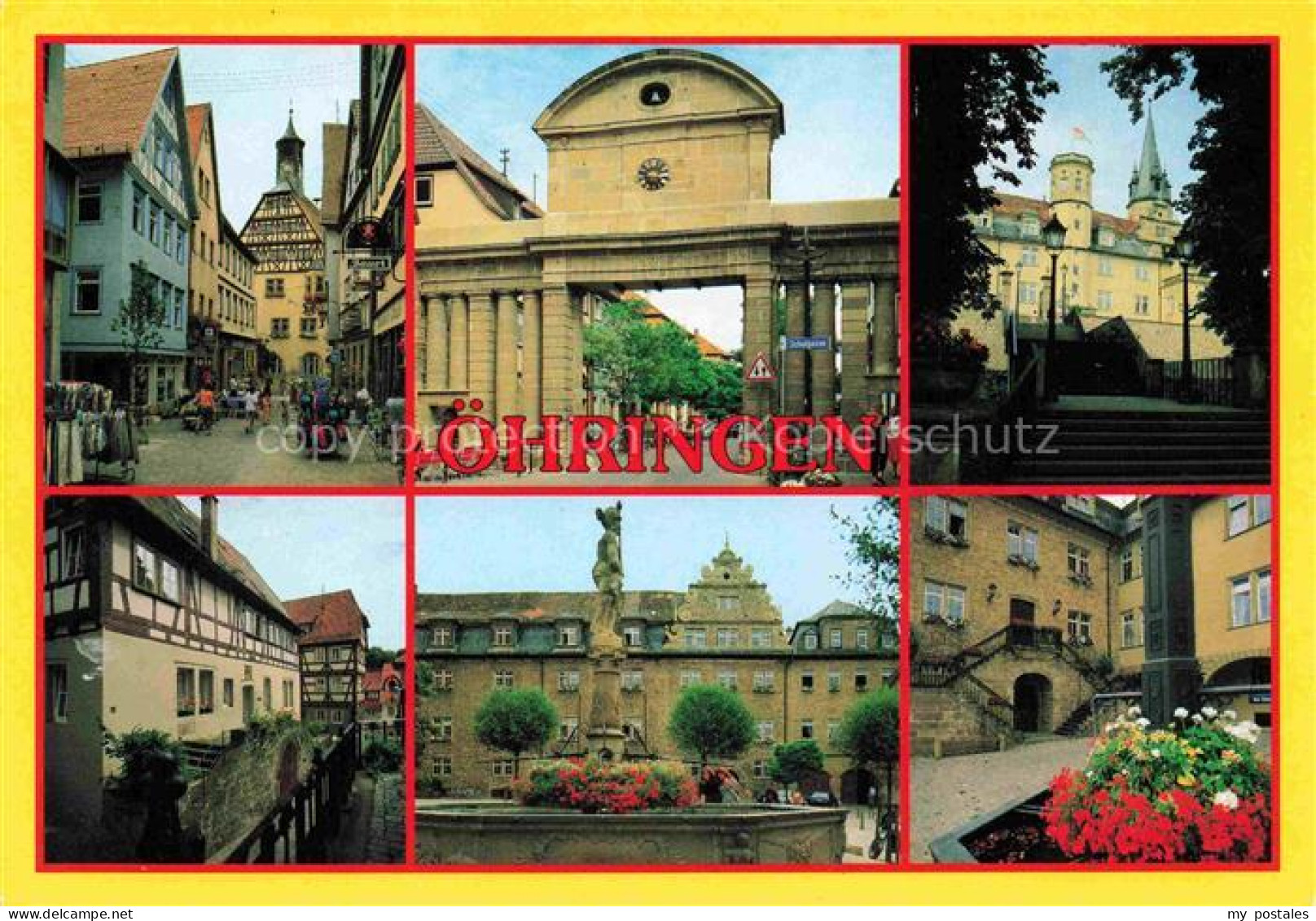oehringen  Hohenlohe Motive Stadtzentrum Altstadt