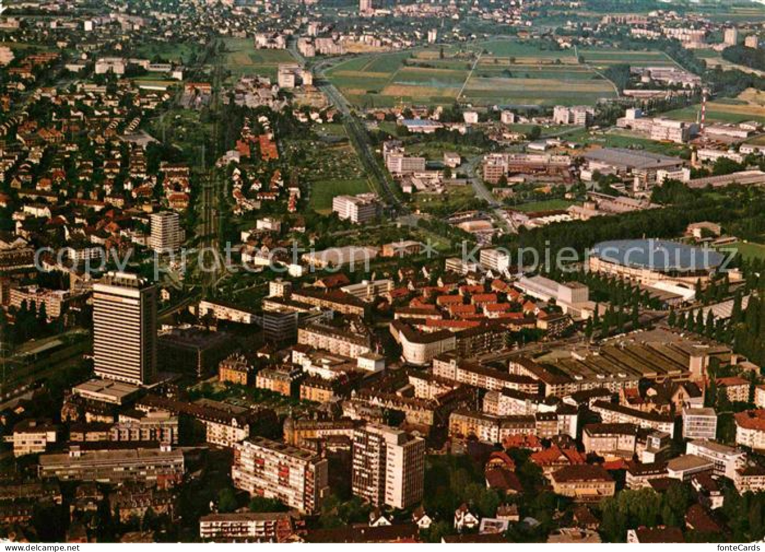 Oerlikon ZH Fliegeraufnahme