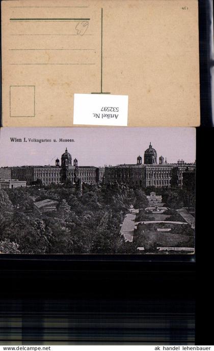 532597,Wien Innere Stadt Volksgarten Museen