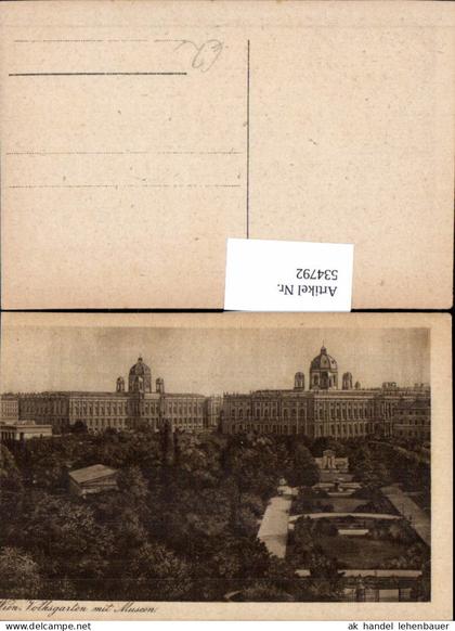 534792,Wien Innere Stadt Volksgarten Museen