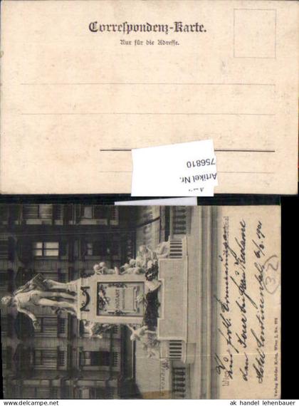 756810 Wien Mozartdenkmal Wien 1901