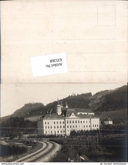 635368,Foto-AK Obergymnasium Gymnasium Schule Lilienfeld Umgebung