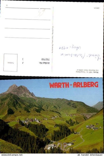 732750 Warth mit Warther Horn Ansicht