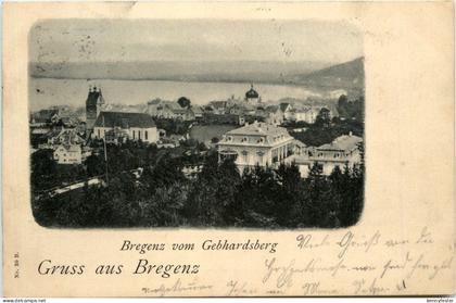 Bregenz/Vorarlberg, div.Orte und Umgebung - Bregenz vom Gebhardsberg
