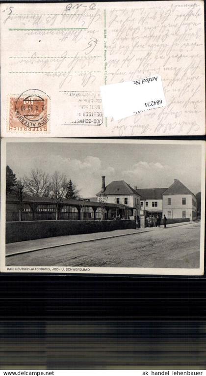 684274 Bad Deutsch Altenburg Schwefelbad gel. n. Rottenmann