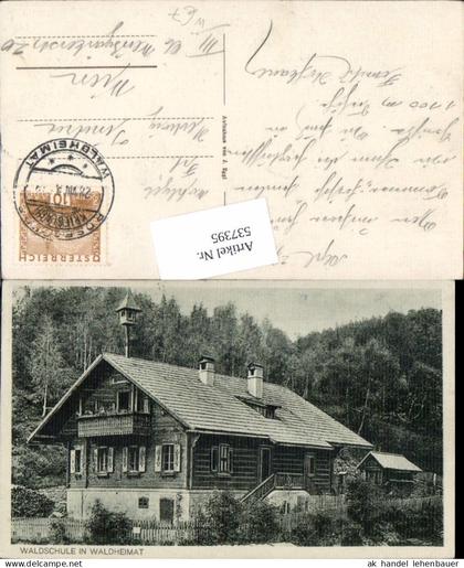 537395,Waldschule Krieglach Alpl 1925