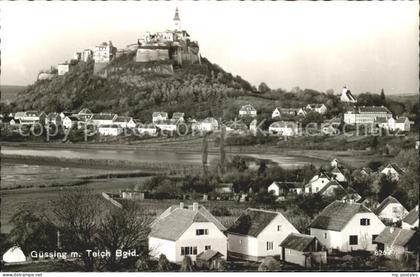 Guessing Blick zur Burg Teich
