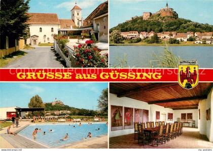 Guessing Burg Klosterkirche Freibad Rittersaal Galerie Wappen