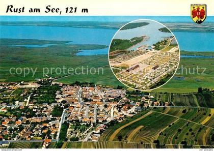 Rust Burgenland Fliegeraufnahme Camping
