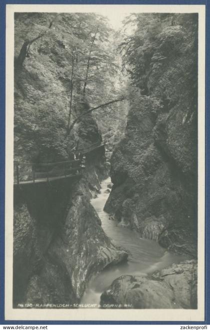 Rappenlochschlucht mit Stegen bei Dornbirn, ungebraucht (AK1663)