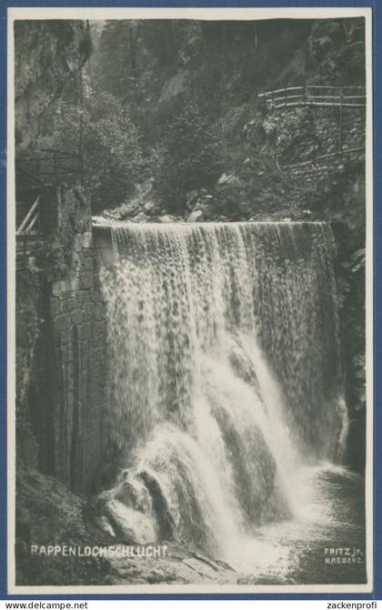 Wasserfall Rappenlochschlucht Dornbirn, ungebraucht (AK1665)