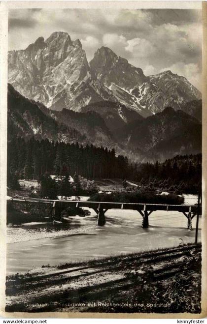 Admont/Gesäuse/Steiermark und Umgebung - Gesäuse, Ennsbrücke mit Reichenstein und Sparafeld