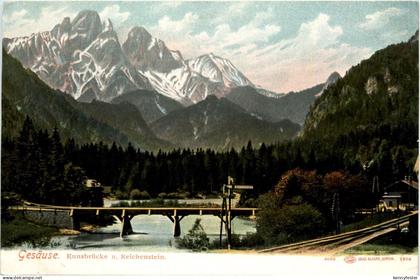 Admont/Gesäuse/Steiermark und Umgebung - Gesäuse: Ennsbrücke und Reichenstein