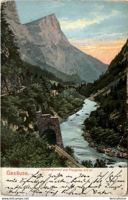 Admont/Gesäuse/Steiermark und Umgebung - Gesäuse: Hochstegtunnel und Planspitze