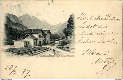 Gesäuse/Steiermark - Gesäuse, Gstatterboden mit Reichenstein