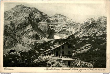 Gesäuse/Steiermark - Gesäuse, Hess-Hütte am ennseck gegen Hochtor