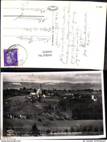 418955,St Bartholomä b. Gratwein Totale