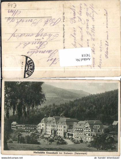 74318,Enzenbach bei Gratwein Partie 1930