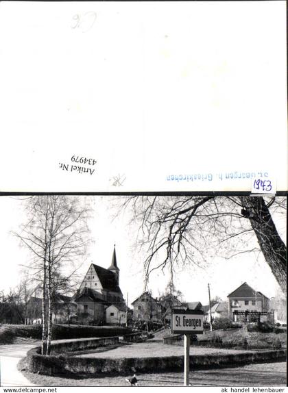 434979,Foto AK St. Georgen b. Grieskirchen Teilansicht Kirche