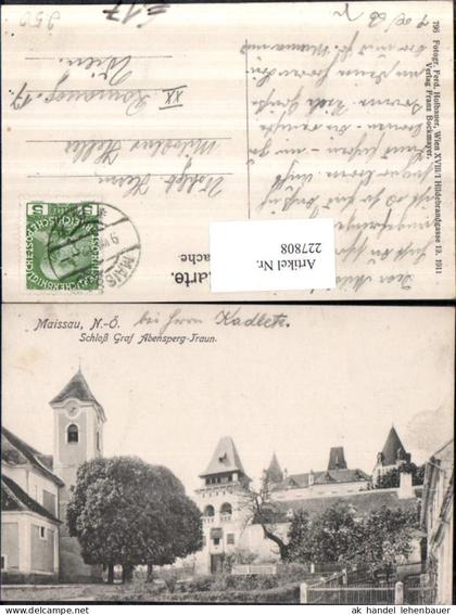 227808,Maissau Schloss Graf Abensperg-Traun