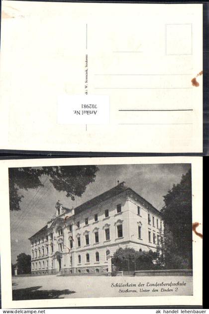 702981 Stockerau Unter den Linden Berufschule
