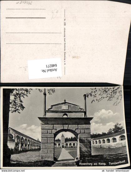 648271,Rosenburg am Kamp Rosenburg-Mold Turnierhof