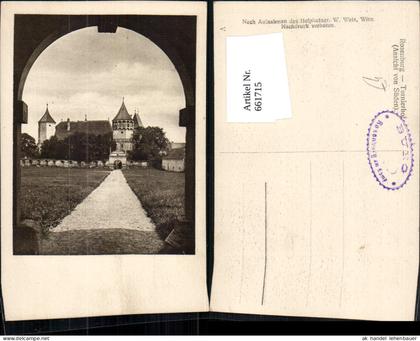 661715,Foto Ak Rosenburg Turnierhof Rosenburg-Mold