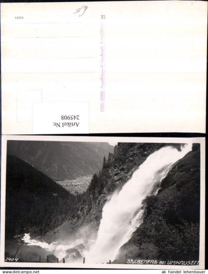 245908,Stuibenfall Wasserfall b. Umhausen