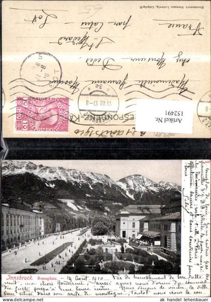 152491,Innsbruck Rennplatz 1910 Personen