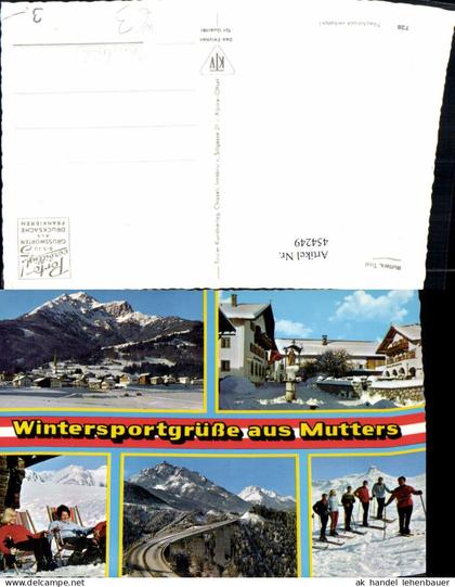 454249,Mutters Totale Skifahrer Europabrücke Mehrbildkarte