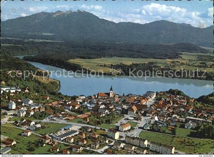 Voelkermarkt am Stausee Fliegeraufnahme