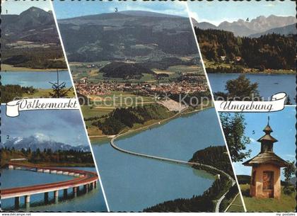 Voelkermarkt Turnersee Bruecke Stausee Klopeinersee Kaertner Bildstock