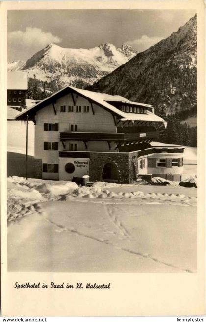 Sporthotel in Baad im Kleinwalsertal