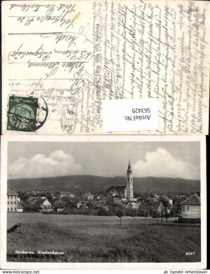 563429,Stockerau Teilansicht m. Kirche