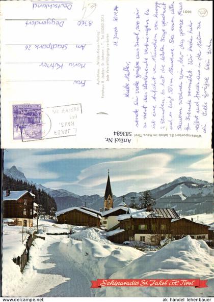 583684,St Jakob a. Arlberg St. Anton am Arlberg Winteransicht