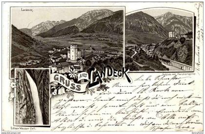 Gruss aus Landeck - Litho