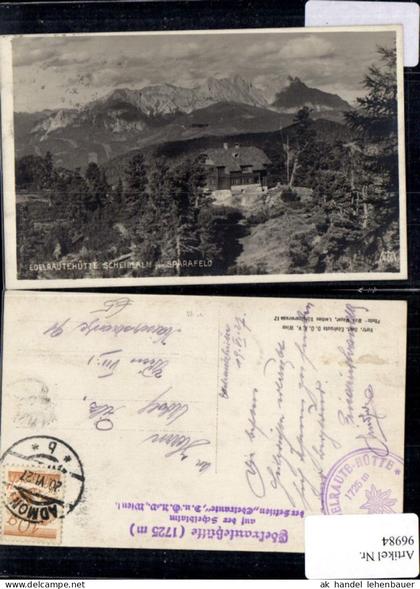 96984,Edelrautehütte Scheibalm gegen Sparafeld Trieben