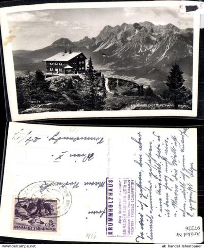 97226,Krummholzhütte mit Dachstein Trieben Liezen