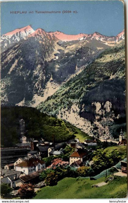 Hieflau mit Tamischbachturm