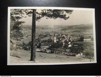 MARIA LANKOWITZ mit Koflach 1952 cancel Voitsberg Styria AUSTRIA postcard