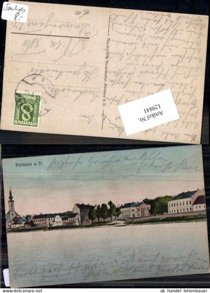129841,Pöchlarn a.d. Donau seltene Ansicht 1925