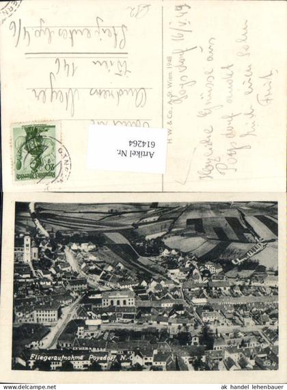 614264,tolle Fliegeraufnahme Poysdorf