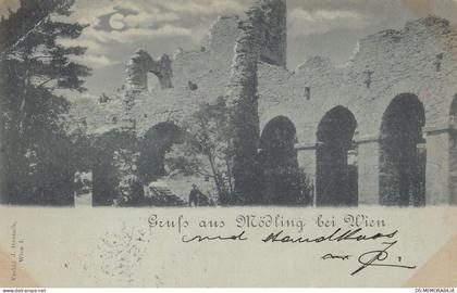 Mödling - Mondschein AK 1897