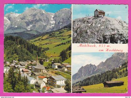 281147 / Austria Mühlbach 853 m ,am Hochkönig 2938 m. Eduard v. Matras-Haus am Hochkonig Gipfel Taghaube PC Österreich