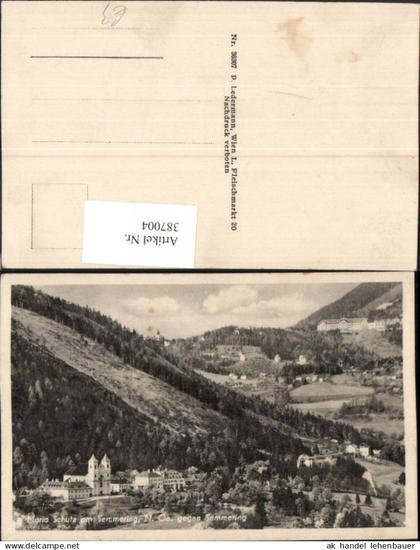 387004,Maria Schutz am Semmering Totale geg. Semmering