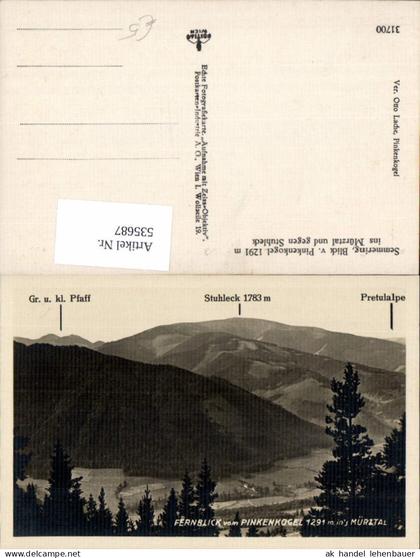 535687,Semmering Pinkenkogel in Mürztal Stuhleck Steinhaus am Semmering