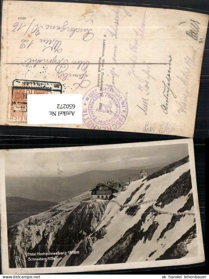 650272,Hotel Hochschneeberg Schneeberg Puchberg am Schneeberg