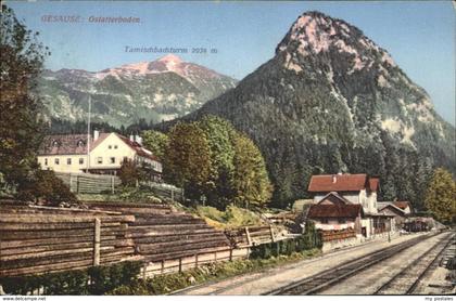 11309402 Gesaeuse Gstatterboden Tamischbachturm Eisenbahnschienen Weng im Gesaeu